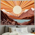 thumbnail image 2 of Shiartex  Boho Sun Mountain Tapestry Vintage 70s Abstract Rainbow Sunset Sunrise Tapestries for Bedroom Retro Art Sunshine Classroom Tapestry Wall Hanging for Living Room Dorm 40x30inch, 2 of 6