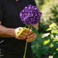thumbnail image 7 of YardChic 1Pc Hydrangea Artificial Flowers, Bulk Silk Fake Flower with Stems, UV Resistant Faux Hydrangeas Flowers for Table Vase Centerpieces Outside Party Wedding Home Indoor Outdoor Decor, 7 of 7