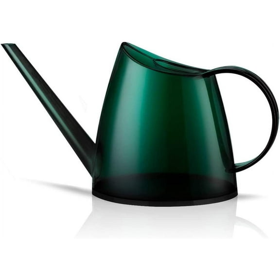 WhaleLife Indoor Watering Can for House Bonsai Plants Garden Flower Long Spout 40oz 1.4L PS Resin Pot (Green)