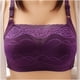 thumbnail image 2 of Moda de mujer Tallas grandes Sin alambre Cómodo Empuje hacia arriba Ahueca hacia fuera la ropa interior del sujetador Fridja  nalpqowj7796, 2 of 4