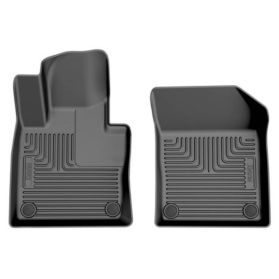 Husky Liners 18621 Weatherbeater Floor Mats Fit 2018-2025 Volvo XC60 Front Row Liners 2pc Black