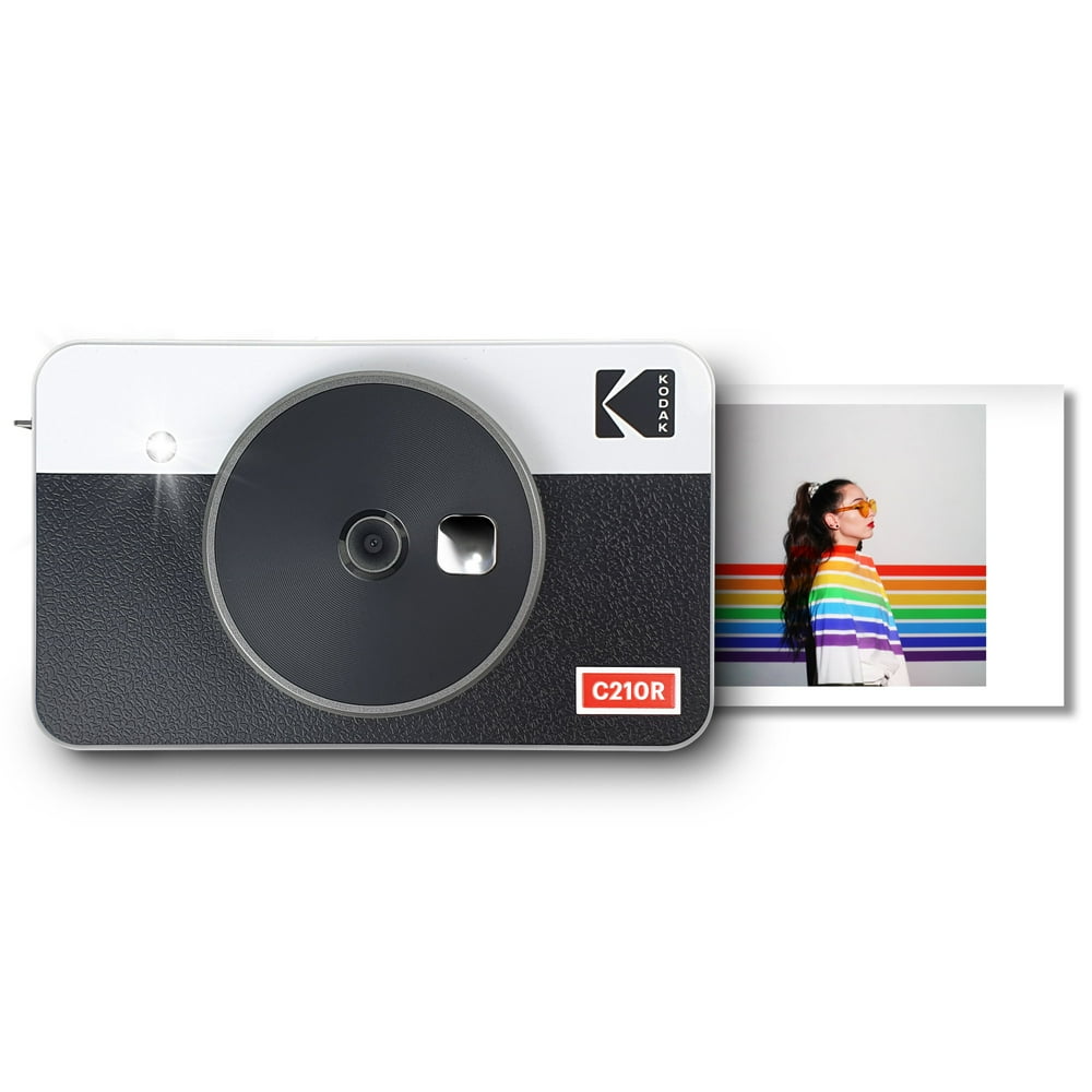 Kodak Mini Shot 2 Retro 2in1 Portable Instant Camera & Photo Printer (C210RW) White