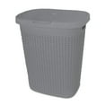 thumbnail image 1 of Superio Laundry Hamper Palm Luxe Collection 1.4 Bushel (Gray), 1 of 1