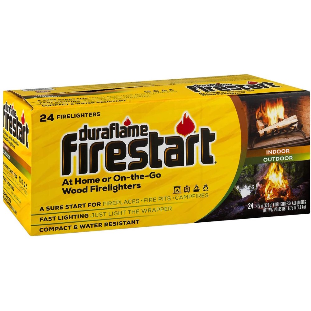 Duraflame Firestart Indoor/Outdoor Firelighters, 24 pack