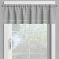 thumbnail image 2 of Ambesonne Black and Grey Window Valance, Monochromatic Layout, 42" x 18", Charcoal Grey Pale Taupe, 2 of 5