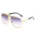 thumbnail image 5 of Vintage Metal Frame Sunglasses for Women, UV400 Protection, PC Lens, Non-Polarized, Large Fit, 5 of 17