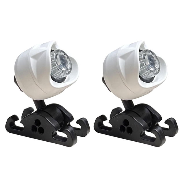 1 par de faros delanteros superbrillantes para conducción nocturna al aire libre, color blanco