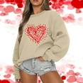 thumbnail image 1 of Birdeem Mode Femmes Décontracté Manches Longues Col Rond Blouse Imprimée Chandail en Molleton, 1 of 12