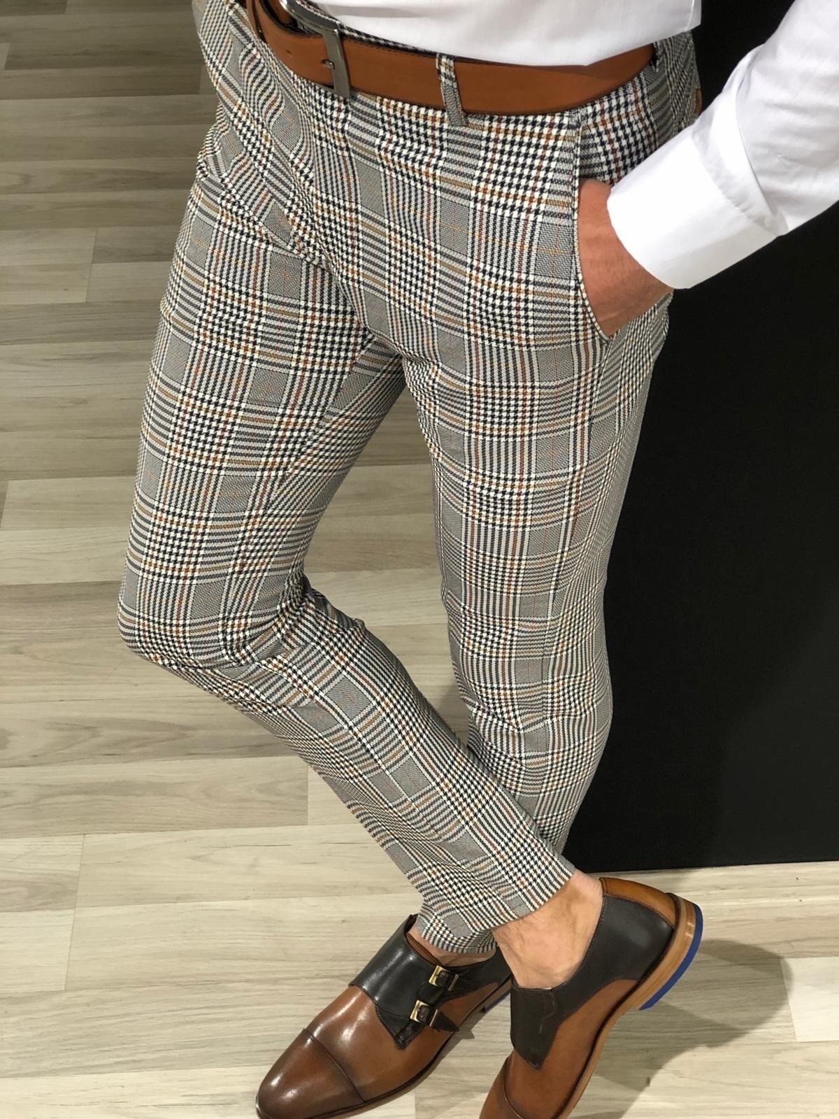 skinny slim fit dress pants