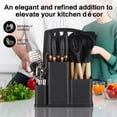 thumbnail image 5 of HEESEM 20 Pcs Silicone Stainless Steel Cooking Utensils Set -Multifunctional Kitchen Utensil Set - Black, 5 of 12