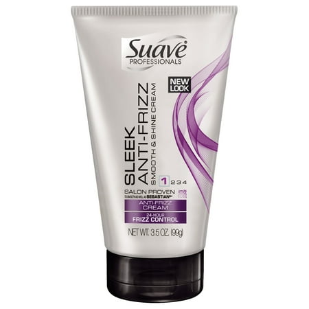 Suave Professionals Sleek Anti Frizz Cream, 3.5 oz