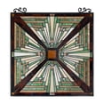 thumbnail image 2 of RADIANCE Goods Tiffany-Glass Mission Window Panel 24.5x26, 2 of 7