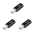 thumbnail image 3 of relayinert Type-c USB Adapter Cables Connector Data Transfer Universal Laptop Cellphone Computer Converter Connecting Adapters Straight Head/Black 3PCS, 3 of 6