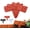 10PCS-Red, variant on Plastic Garden Retaining Fence, No Dig Interlocking Landscape Edging Border