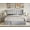 Silver Gray, variant on HMD Wilie King Tufted Upholstered Platform Bed, Beige