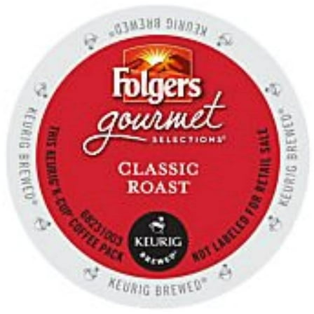 Folgers Gourmet Selections Single Cup For Keurig Brewers, Classic Roast, 24 Count