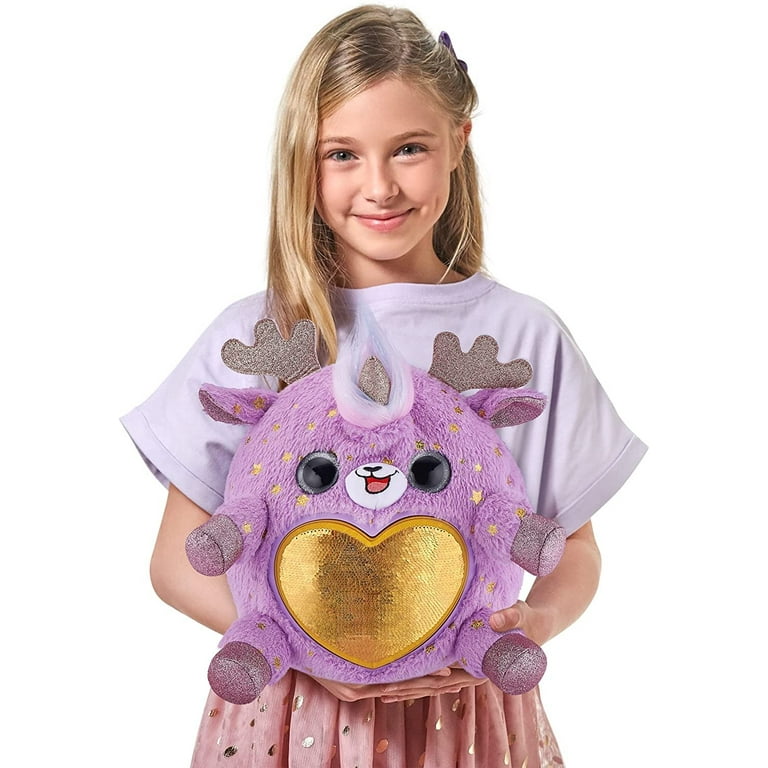 Rainbocorns Epic Golden Egg Reindeer Giant Egg with Over 25 Golden  Surprises by ZURU Cuddle Plush Stuffed Animal, Rings, Stickers, Bows, Hair  Tie, and