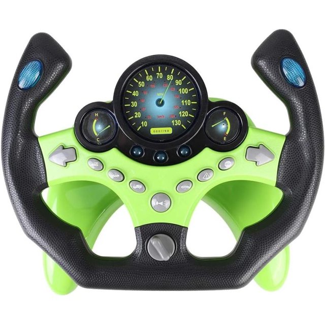 Volante de juguete, controlador de conducción, copiloto de conducción portátil, juguete educativo con sonido, regalo, volante con música