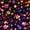 Multicolor 01, variant on Manfei Glowing Gradient Stars 7-Piece Twin Bedding,Sprinkle Print Bedding Comforter Set,Black,Black Reversible
