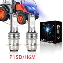 FZPJJNB For Case IH Ford New Holland 1120 TC30 More,P15D H6M LED Bulbs,Bright Fog Light Kit
