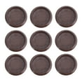 thumbnail image 2 of 10pcs Muebles Ruedas Pinza Protectora Muebles Ruedas Tapones Tapones (Café), 2 of 5