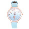 thumbnail image 4 of Miangastore Wrist Watch Kids Quartz Watch Decorative Luminous Quartz Watch Leather Strap Watch, 4 of 8