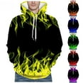 thumbnail image 4 of Hoodies for Men, Mens Hoodies Hooded Sweater Printing Pullover Blouse Men's Fashion Hoodies & Sweatshirts, 4 of 4