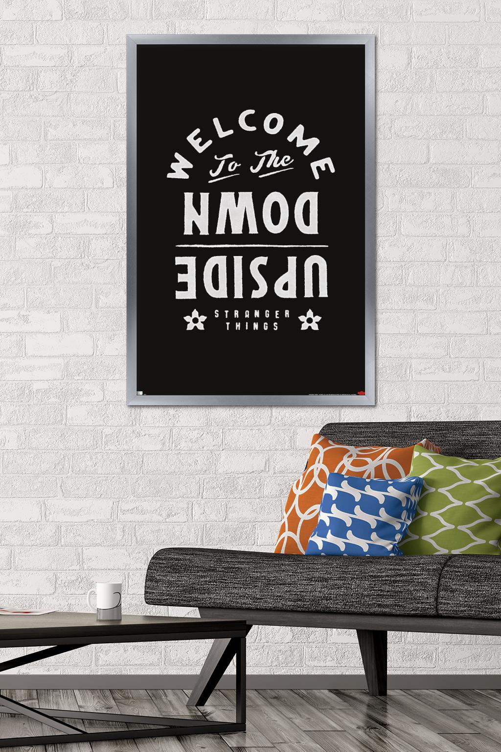 Netflix Stranger Things: Season 4 - Welcome To The Upside Down Wall Poster, 22.375" x 34" Framed