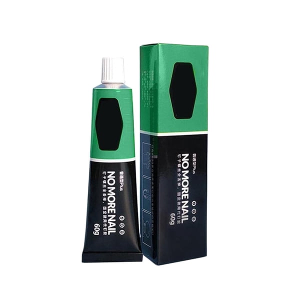 Under $2 Construction Adhesive, Multicolor Heavy Duty Adhesive, Upgraded All Purpose Strong Construction Adhesive - No Nails Quick Drying Glue for Wood, Tile, Plastic, by Goohae