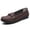 Brown, variant on Loafers & Slip-Ons for Women Men Rubber Sole Lightweight Non Slip Slip on Nurse Shoes Comfortable Flats for Everyday Work Office Unisex