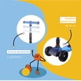 thumbnail image 4 of Kinene | Scooter 3 Ruedas para Niños de 3 a 8 Años – Música, Bluetooth, Humo y Luces LED – Modelo KN-819, 4 of 5