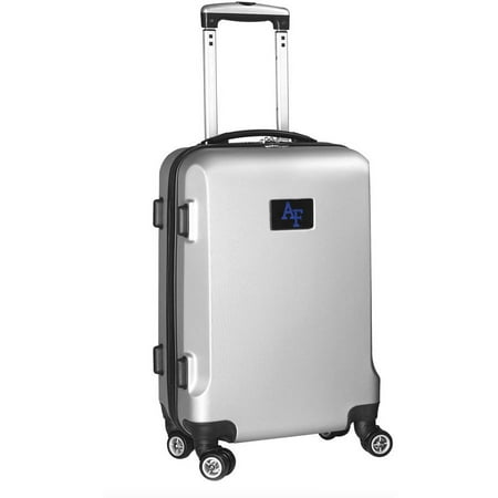 NCAA Air Force Falcons Silver Hardcase Spinner Carry On Suitcase