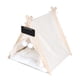 thumbnail image 3 of Tipi para mascotas, refugio de de invierno, casa para perros transpirable, tienda de campaña para gatos, cama con cojín, para cachorros de beige, 3 of 8