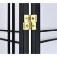 thumbnail image 2 of Legacy Decor 5 Panels Room Divider Privacy Screen Lattice Design 5.9 ft Tall x 7.3 ft Wide, Black, Freestanding, 2 of 5