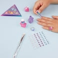 thumbnail image 5 of Make It Real: Mystic Crystal 9 Piece Makeup Kit - Sparkle Head To Toe, Rings-Eyes-Lips-Nails, Pink & Purple Water-Based Nail Polish, You Are Magic, Take-Anywhere Cosmetic Set, Kids Ages 8+, 5 of 7