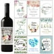 thumbnail image 2 of 20 etiquetas de vino personalizadas para aniversario de boda, pegatinas personalizadas para botellas de vino de matrimonio, regalos de boda para fiestas de cumpleaños, 2 of 5