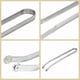 thumbnail image 3 of Injueey Optimice el volteo gourmet con pinzas giratorias para salchichas de acero inoxidable y espese el acero inoxidable Herramientas y accesorios para hornear, 3 of 6
