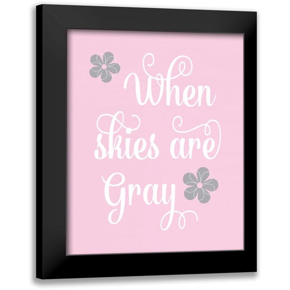 Robinson, Tamara 12x14 Black Modern Framed Museum Art Print Titled - When Skies are Gray