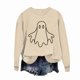 thumbnail image 1 of Ailaofu Womens Halloween Crewneck Sweatshirt Cute Long Sleeve Graphic Pullover Tops Fall Fashion Clothes, 1 of 4