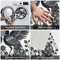 thumbnail image 3 of Yiaed Artistic Black White Peacocks Print Flannel Doormat Mat Outdoor Indoor Door Mats,Welcome Matt Outdoor Front Door Mat Doormat Outdoor Mat Outdoor Mat,16"x24", 3 of 7