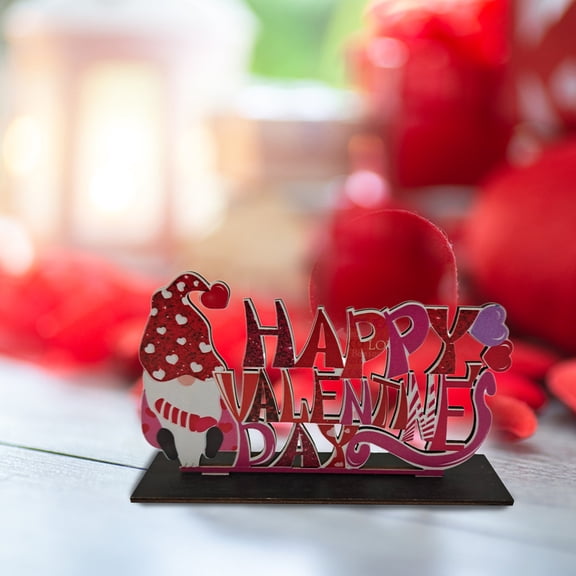 2026 Valentines Day Decor Happy Valentine's Day Wooden Decorations Table Decorations Party Decorations Galentines Day Decorations