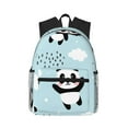 thumbnail image 2 of Goofa Cute Panda Bear Print Casual Backpack for Women Men,Waterproof High School Bookbag,Lightweight Travel Daypack,Classic College Backpack,Laptob Backpack, 2 of 6