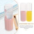 thumbnail image 6 of SEWCHICS Toothbrush and Toothpaste Travel Case Fashionable Design 2Pcs 7.5x2.2In, 6 of 8