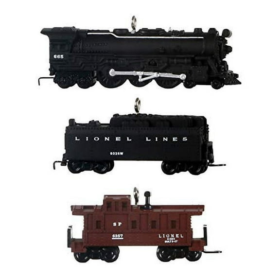 Hallmark Keepsake Christmas Ornaments 2020, Mini Lionel Trains 2201WS Fireball Express, Set of 3