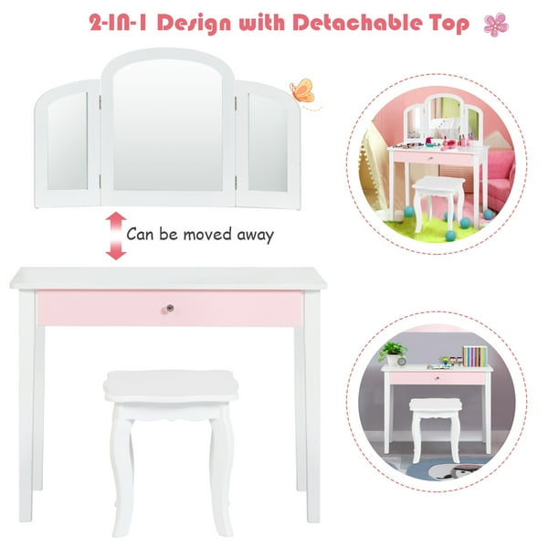 Kids vanity top set walmart