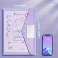 thumbnail image 4 of 10 Pieces A4 Plastic File Folder Transparent PP Portfolio Waterproof Storage Bag With Label, 4 of 7