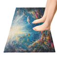 thumbnail image 5 of WOBOGO Underwater World Carpet 39x20in Kitchen Bathroom Livingroom Plush Absorbent Non-Slip Floor Mat, 5 of 8