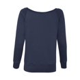 thumbnail image 3 of BELLA + CANVAS Women’s Sponge Fleece Wide Neck Sweatshirt, 3 of 3