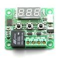 thumbnail image 2 of E-outstanding Controlador de temperatura DC 12 V Termostato digital de temperatura de refrigeración/calefacción -50-100 grados Módulo de interruptor controlado W1209 + Caja acrílica, 2 of 5