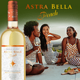 thumbnail image 5 of Astra Bella Semi-Sweet Peach, Italian Blend 750 ml Glass Bottle, 5.5% ABV, 5 of 9